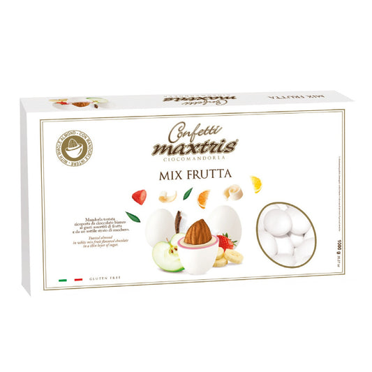 Confetti MAXTRIS cioccomandorla mix frutta bianco