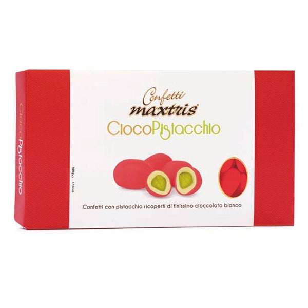 Confetti Maxtris cioccopistacchio rosso