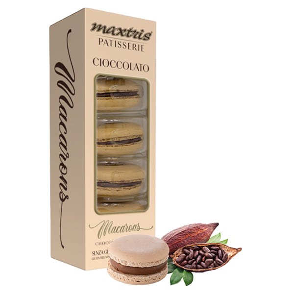 Macarons Maxtris gusto cacao conf. da 5