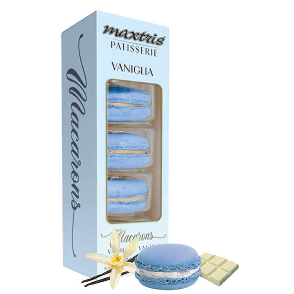 Macarons Maxtris gusto vaniglia conf. da 5