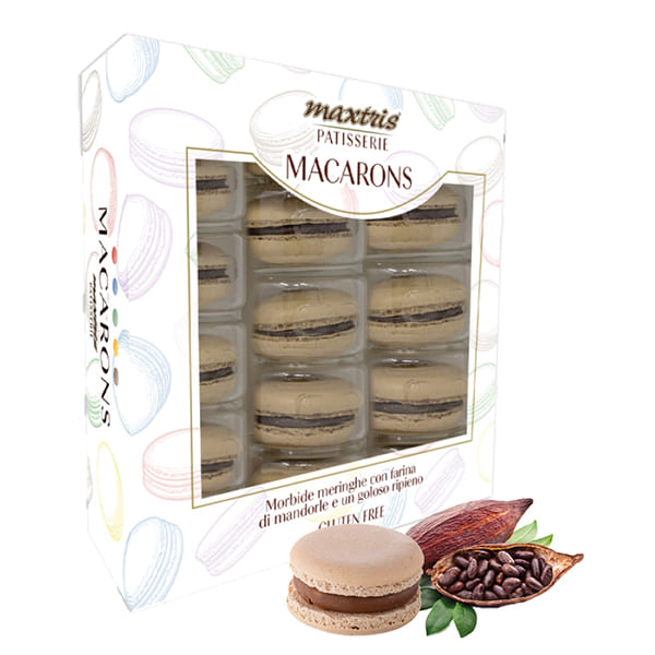 Macarons Maxtris gusto cacao conf. da 15