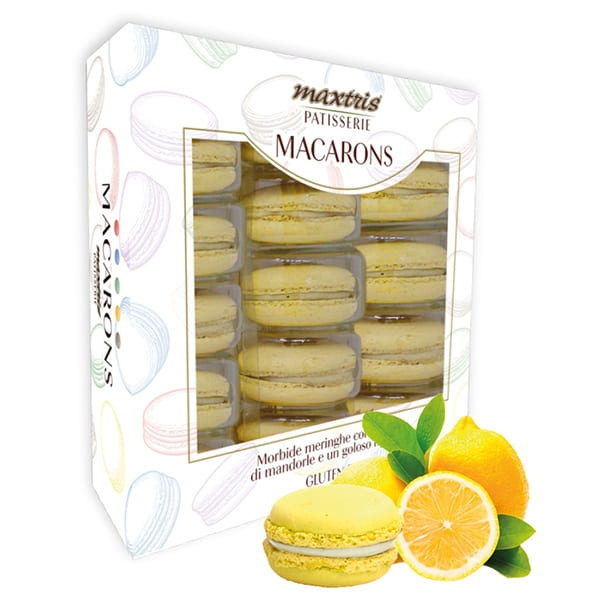 Macarons Maxtris gusto limone conf. da 15