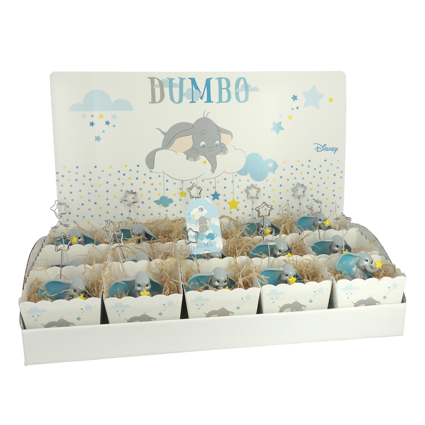 Bomboniera memoclip dumbo cielo kit completo