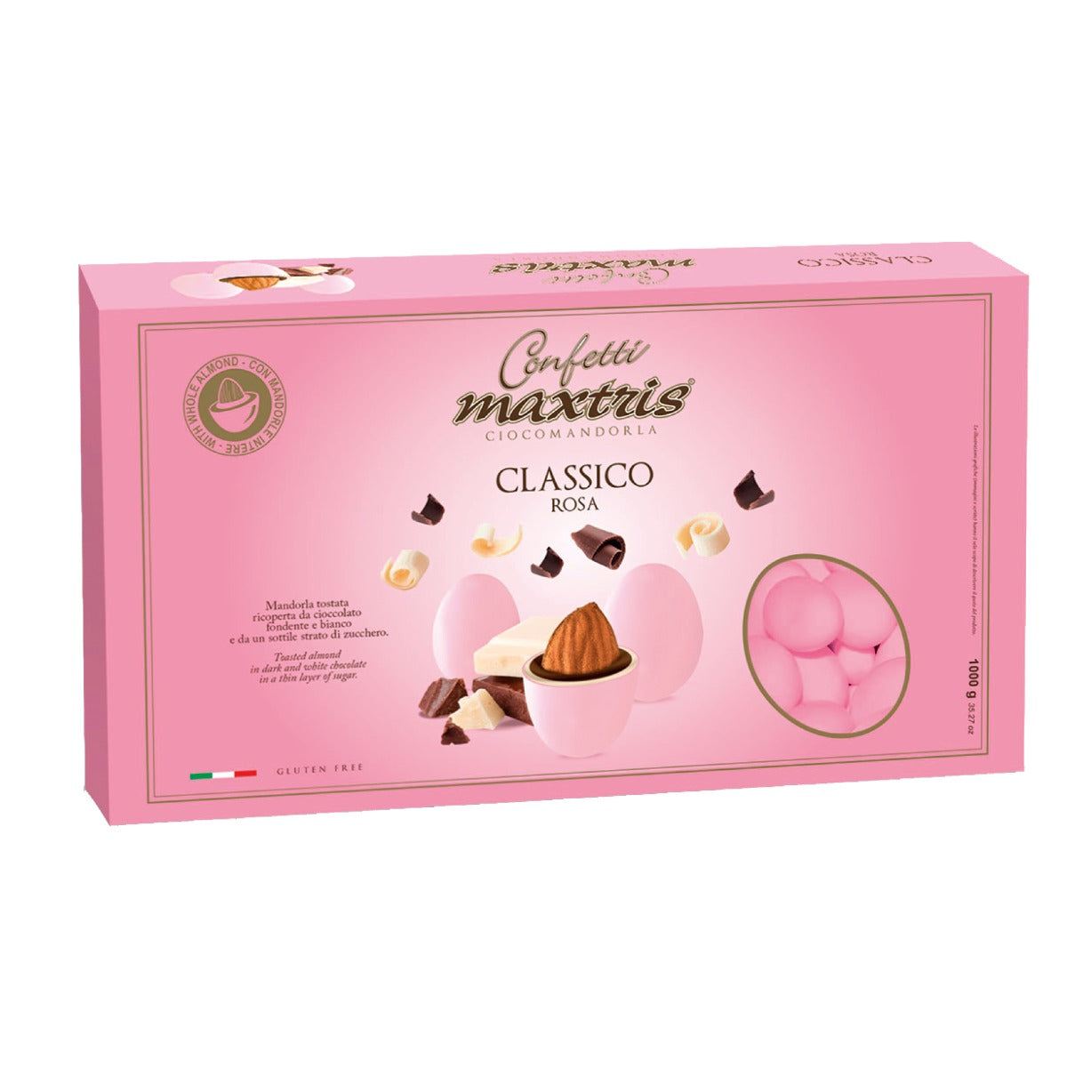 Confetti MAXTRIS Cioccomandorla rosa