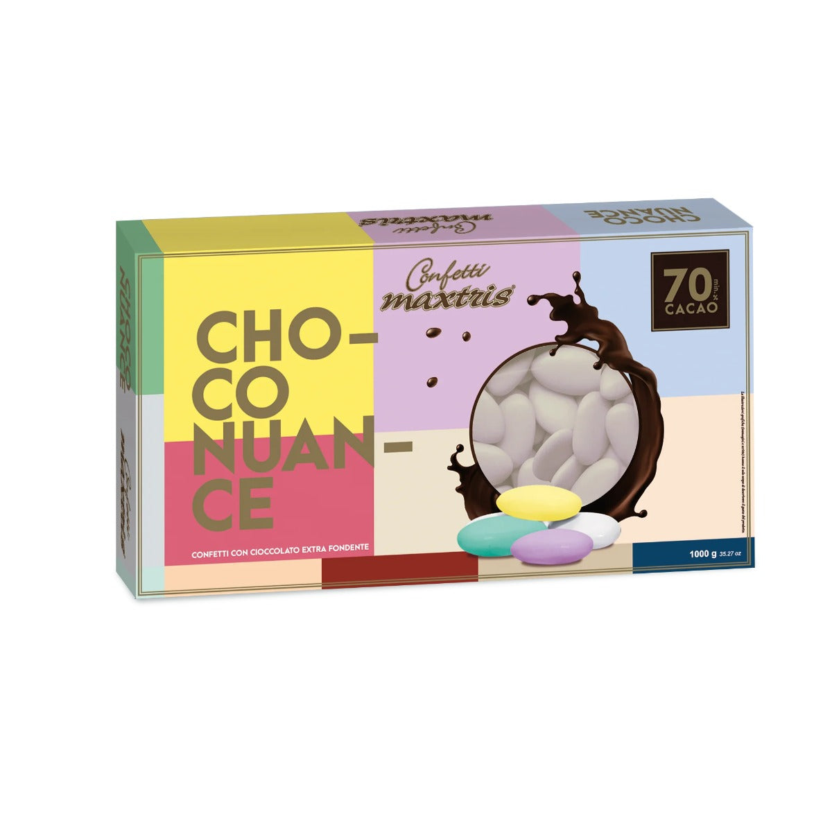 Confetti MAXTRIS choco nuance avorio cioccolato fondente