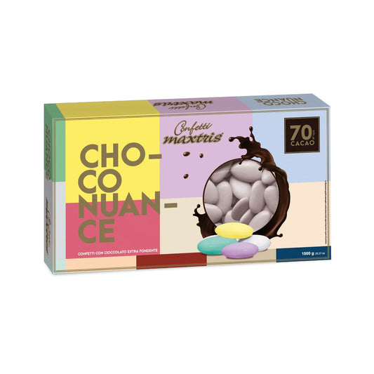 Confetti choco nuance nudo cioccolato fondente