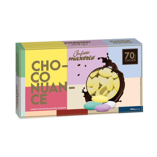 Confetti Maxtris choco nuance giallo cioccolato fondente