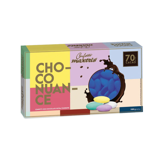 Confetti MAXTRIS choco nuance blu cioccolato fondente